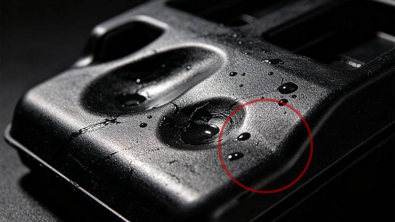 Injection molding sink marks