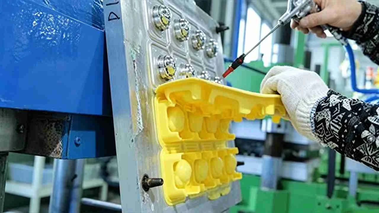 Silicone mold release technique